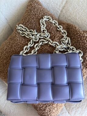 Bottega Veneta Lavender Casette Chain  Bag